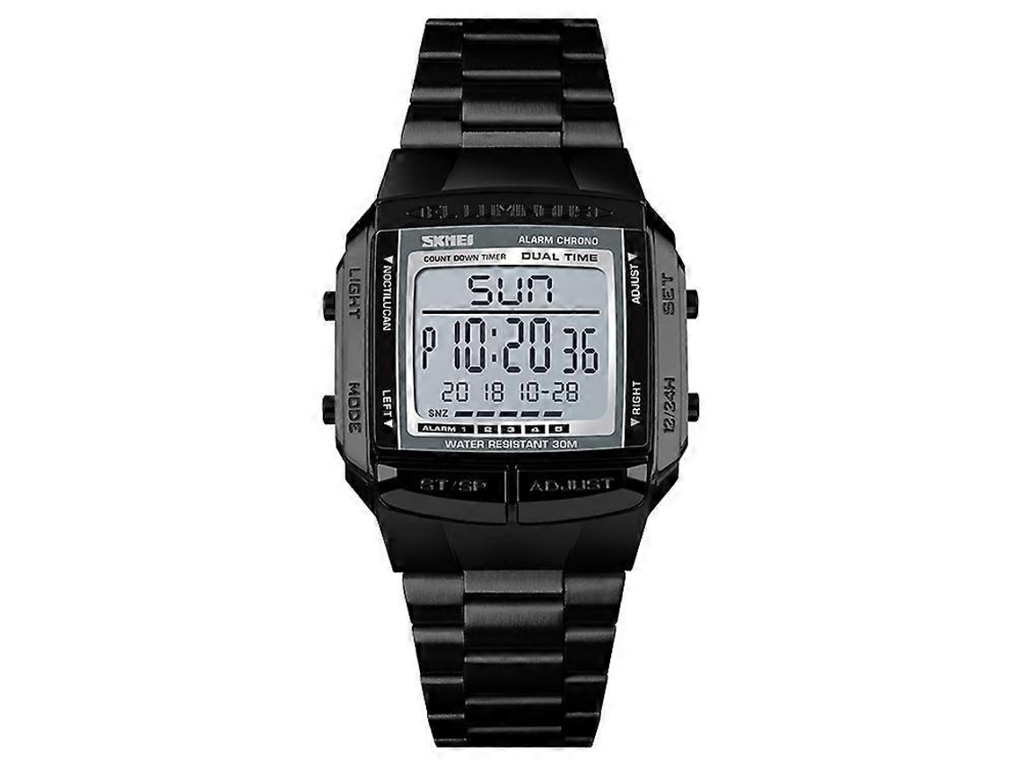 Relógio De Pulso Digital Multifuncional Masculino Skmei 1381 Para Uso Externo, Negócios E Esportes, Com Luz Noturna E À Prova D'água.