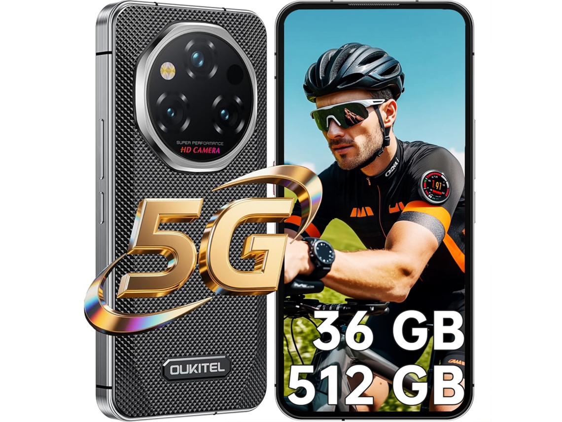 Smartphone Resistente 5G OUKITEL WP210 36GB 512GB 6.7'' AMOLED 120Hz GOKOCO