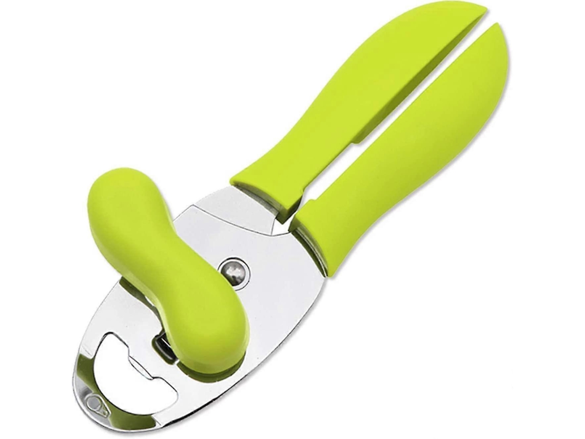 Abridor de Latas Manual 4 En 1 Con Mango Antideslizante Acero Inoxidable para Cocina Regalo Ideal