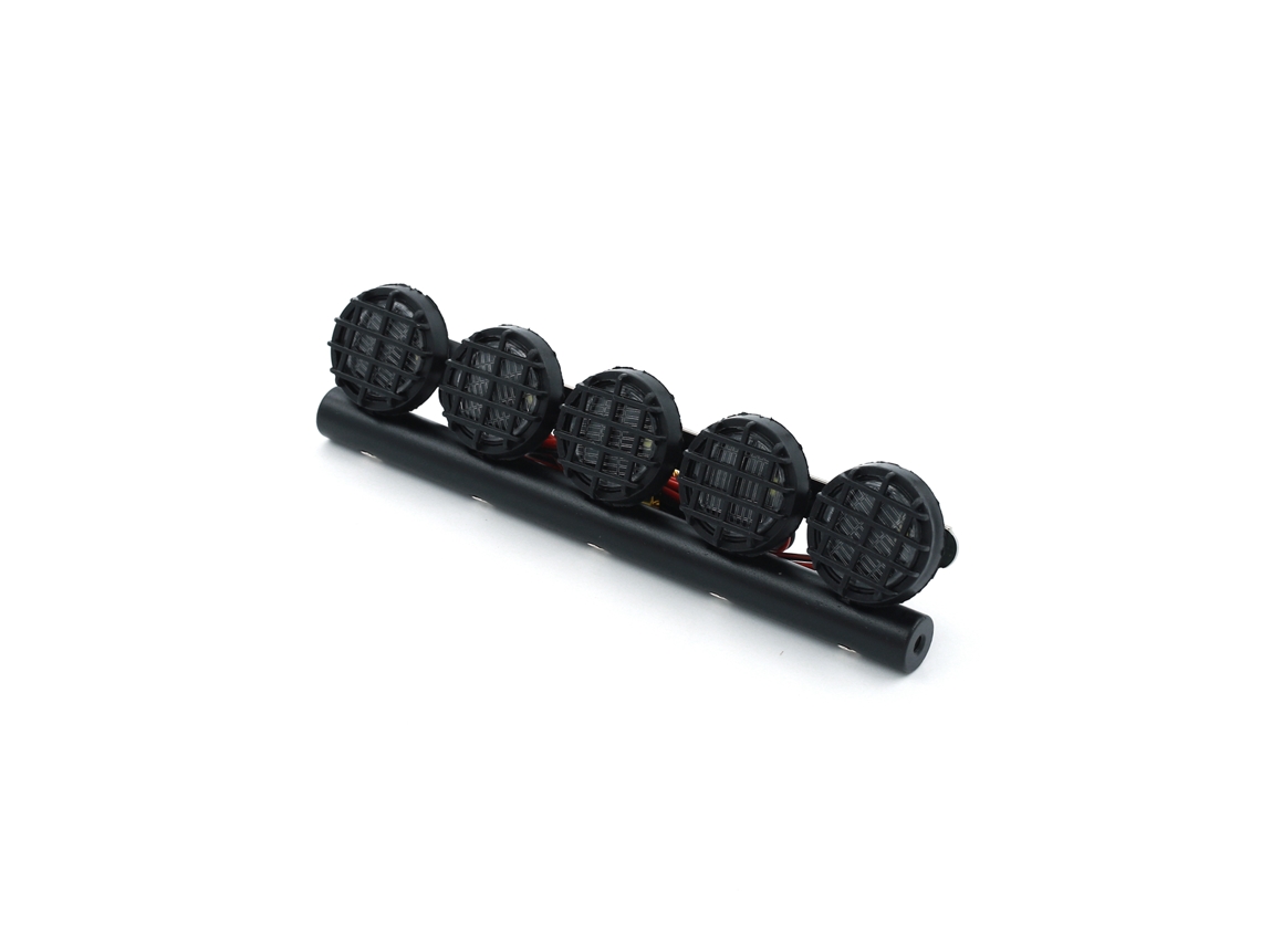 Mali kit de Acessórios de Lâmpada de Teto Led 5 Luzes para Carro Rc 1/10 Traxxas Trx 4 Axial Scx10 90046 Rc4wd D90 Km2