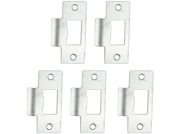 Fecho Tubular Padrão Substituição De Fechadura Porta, Ajustável, Em Duas Peças, Aço Inoxidável Com Acabamento