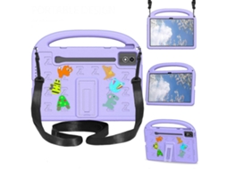 Capa Para Tablet Lenovo Tab P12 2023 De 12,7 Polegadas, Em Eva Resistente A Impactos, Com Desenho De Pardal E Alça De Ombro.