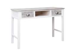 Vidaxl Secretária 110x45x76 Cm Madeira Cinzento