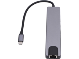 Hub Usb-c 8 Em 1, Adaptador Compacto Para Celulares, Tablets E