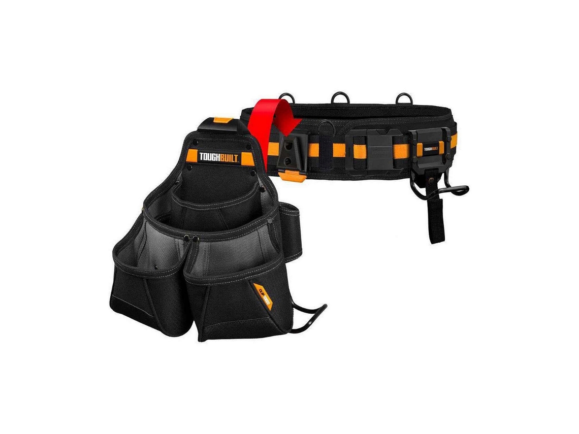 Cinto de Ferramentas Toughbuilt Tb-Ct-101-3P Preto 3 Unidades