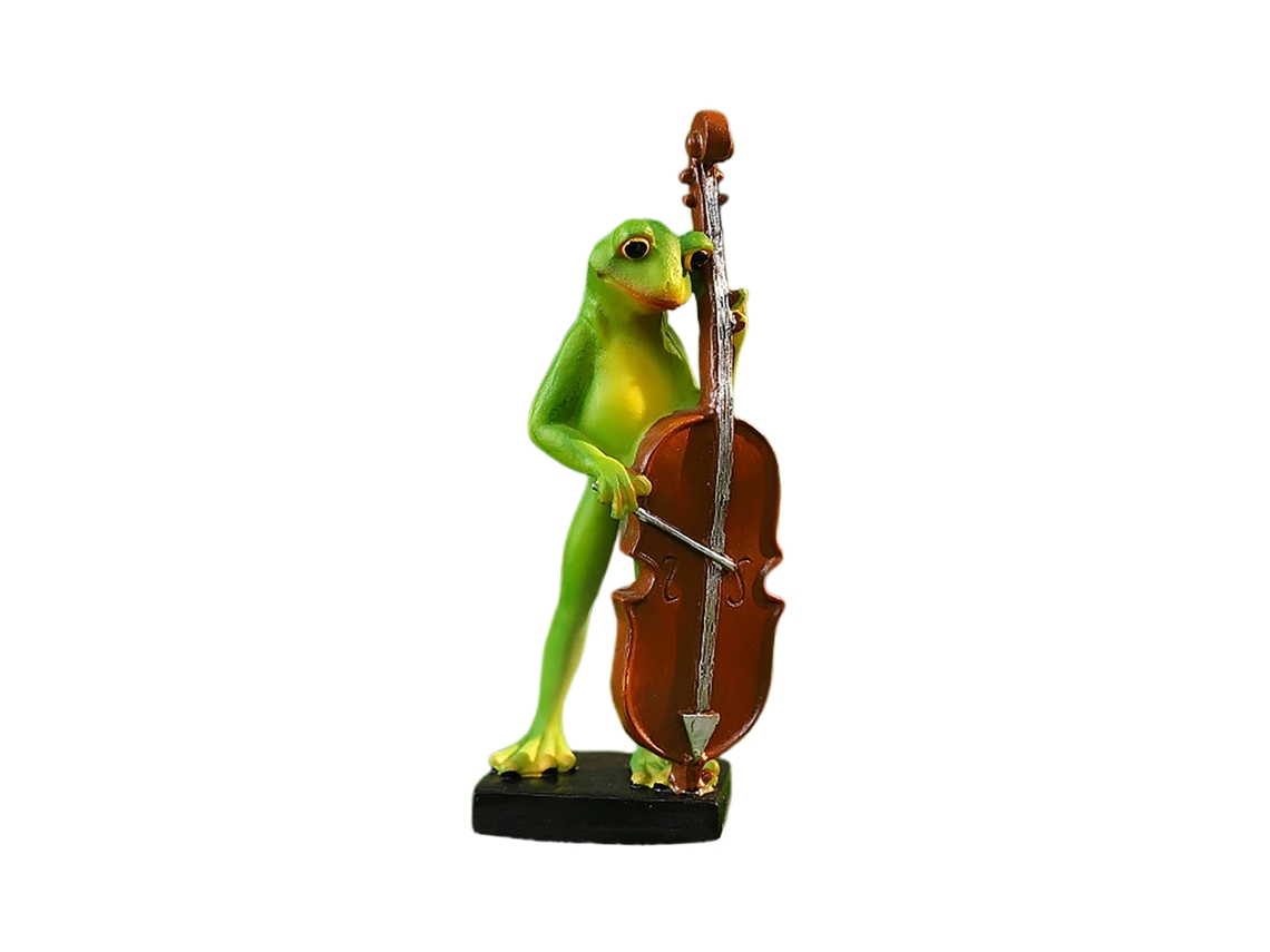 Laxiscreed Sapo Decorativo Musical 7313g-01 Para Casa Em Estilo Abstrato E Divertido
