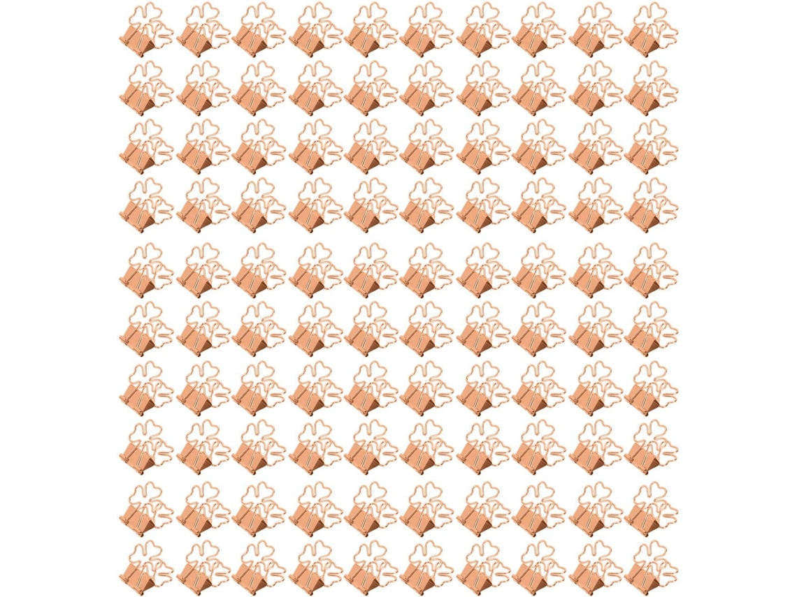 100-clipes De Papel Em Formato Flor, Alta Fixação, Clipes De Metal Fofos Documentos, Ingressos, Materiais De