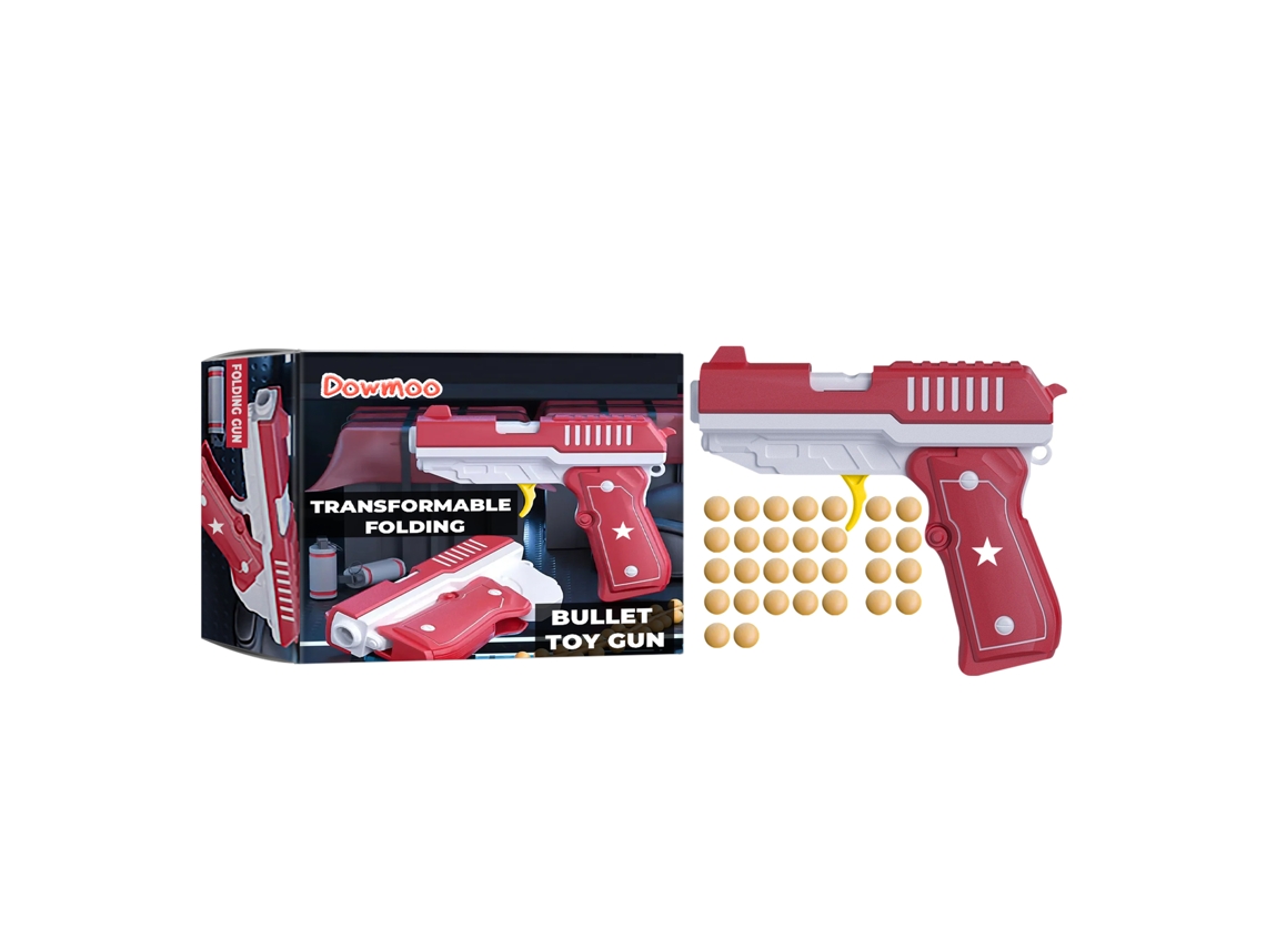 Pistola de Brinquedo com Bala Deformável