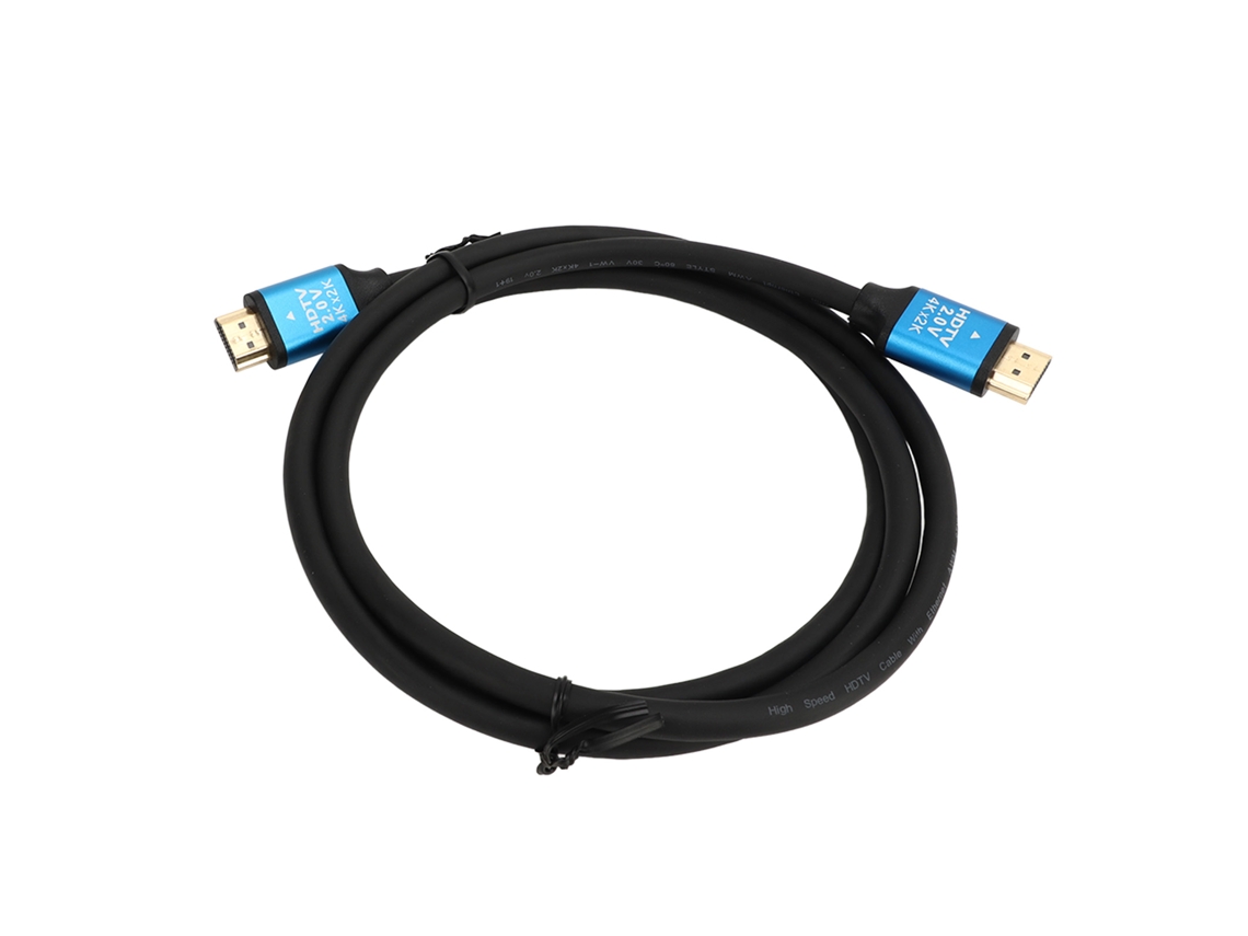 Cabo de Interface Hd 4k de Alumínio e PVC, 5m, Azul S/MARCA