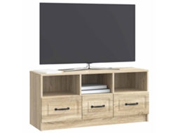 Gabinete para Tv com Gaveta Carvalho Sonoma 102x34,5x47 Cm MAISON EXCLUSIVE