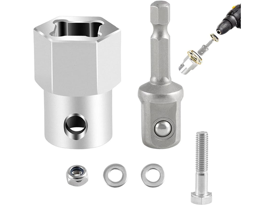 Adaptador De Encaixe Para Furadeira, Macaco De Reboque Com Manivela Superior Em Aço Inoxidável Man Gokoco