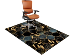Tapete Cadeira Gamer Protetor Piso 60 X 70 Cm Tecido Parquet Pisos Rígidos, Escritório,