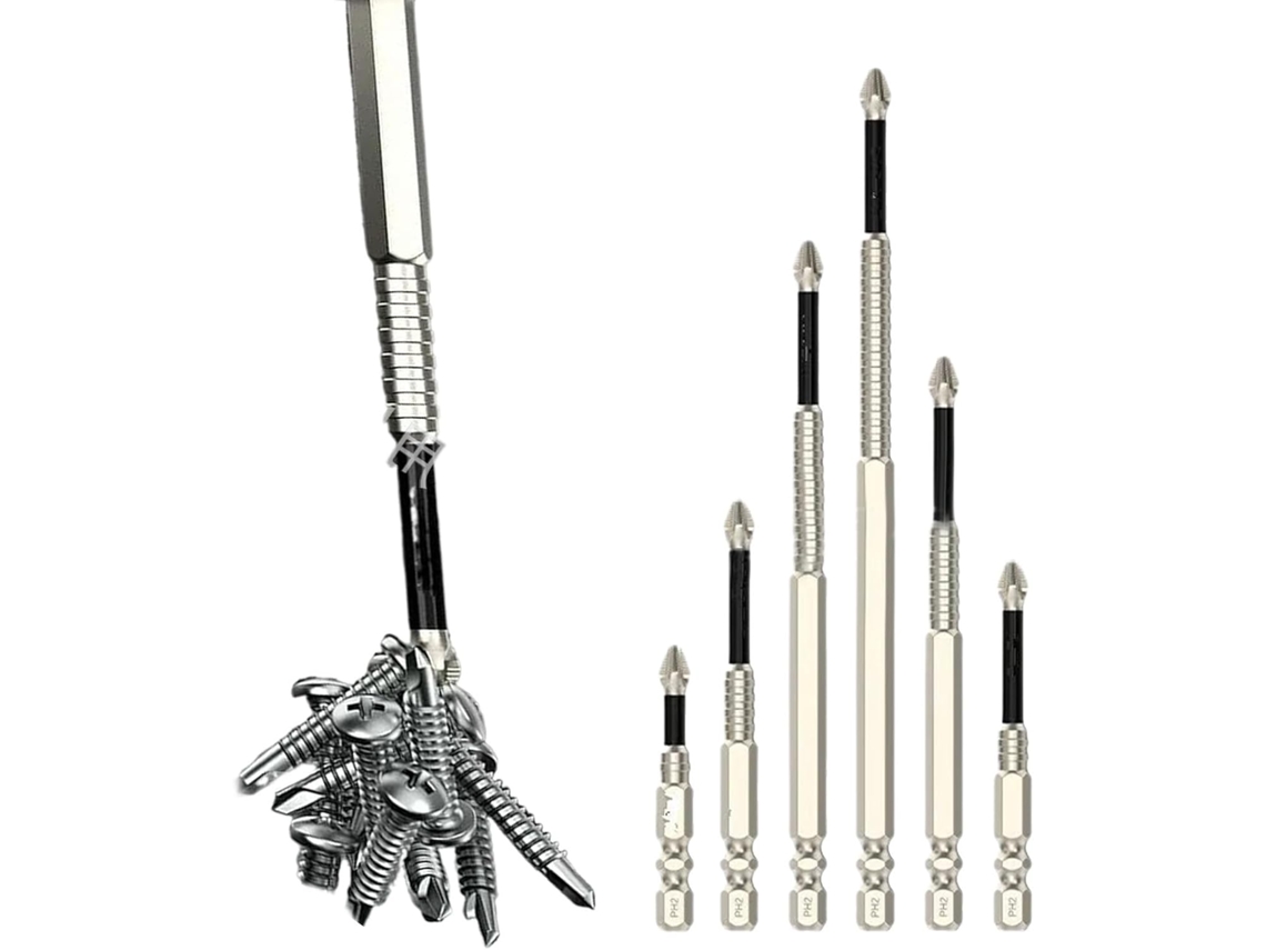 Conjunto De 6 Chaves De Fenda Magnéticas – Brocas De Precisão