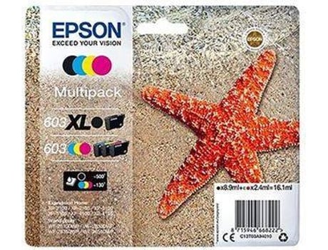 Pack Tinteiros EPSON 603 Preto/603 XL Cores — Multipack 4-colours 603 XL Black/Std. CM