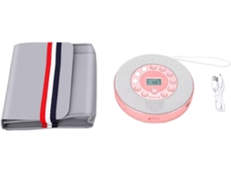 Leitor Cd Portátil Jectse, Com Alto-falante Bluetooth Integrado, Função Anti-pulos, Bateria Recarregável De