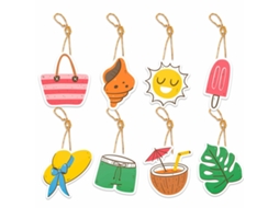 32 Peças de Decoração Suspensa de Verão Tema Tropical para Festa Havaiana Infantil NEVEANCE