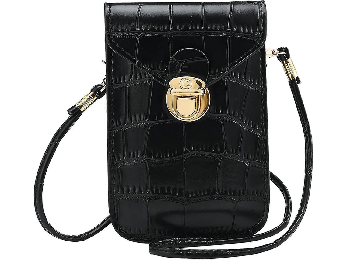 Lurelia Bolsa Impermeável Para Telemóvel Em Pu/metal, Transversal, Cor Dourado