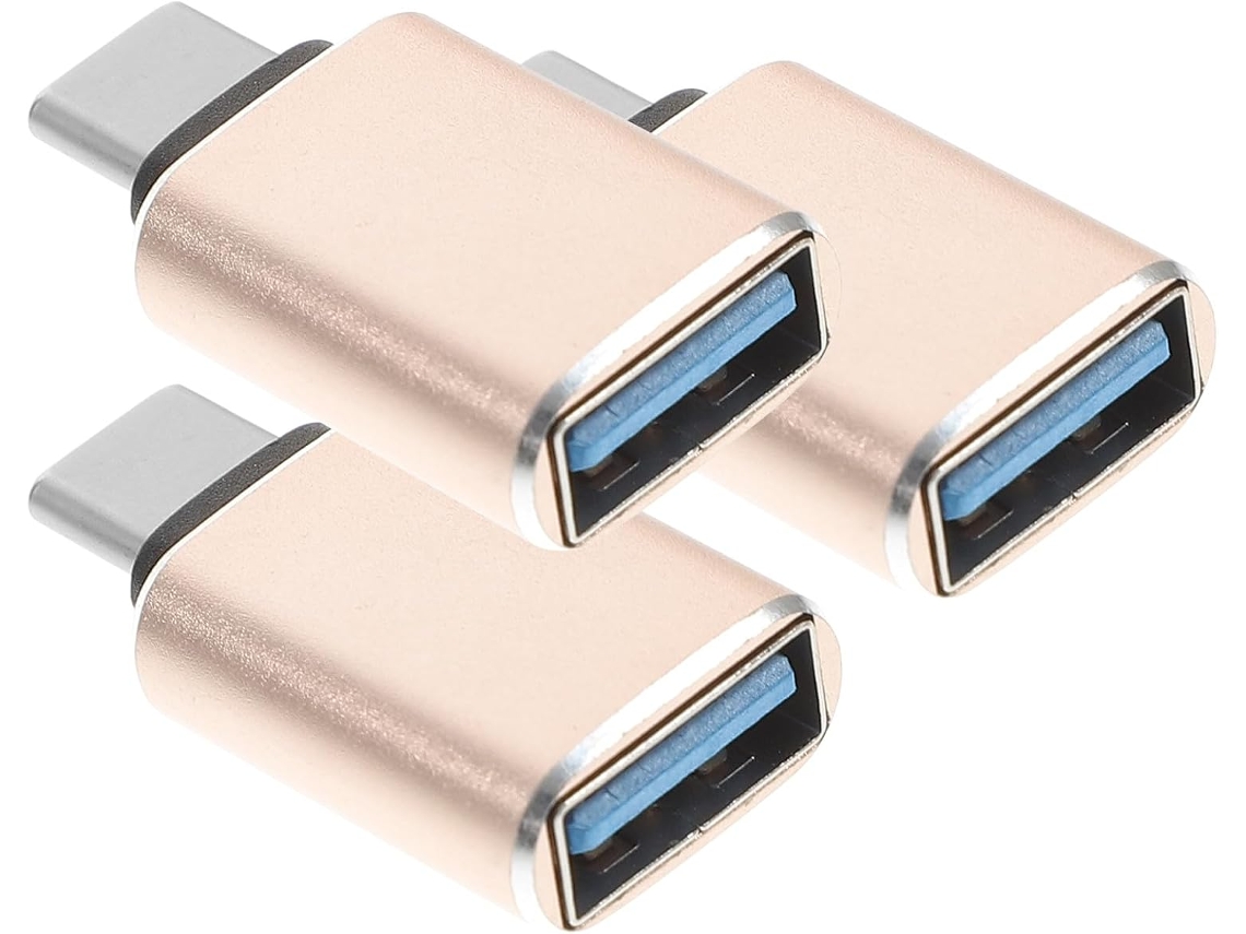 Adaptador Usb-c Macho Para Usb 3.0 Fêmea (pacote Com 3)