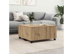 Vidaxl Mesa De Centro Carvalho Artesanal 75 X 75 X 38 Cm