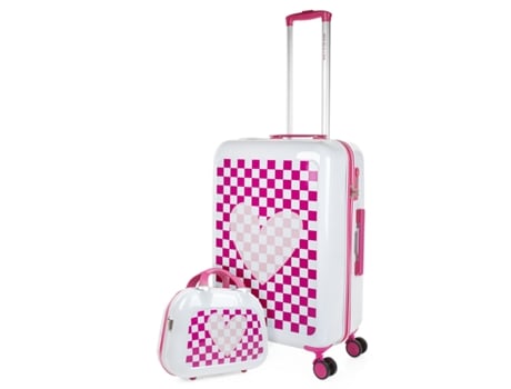 Happiness Quadrados Pc Luggage Set AGATHA RUIZ DE LA PRADA (45x68x26 Cm)