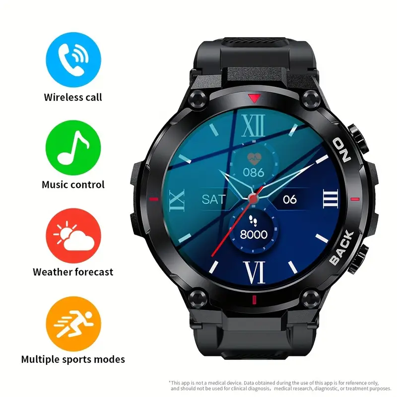 Smart Watch SHAH ARPAN com Gps Preto