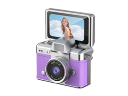 Mini Câmera Digital De 2026 Com Tela Lcd Articulada De 1,47 Polegadas, Mini Câmera Retrô Para Chaveiro Com Cartão De 64 Gb - Ideal Para Viagens,