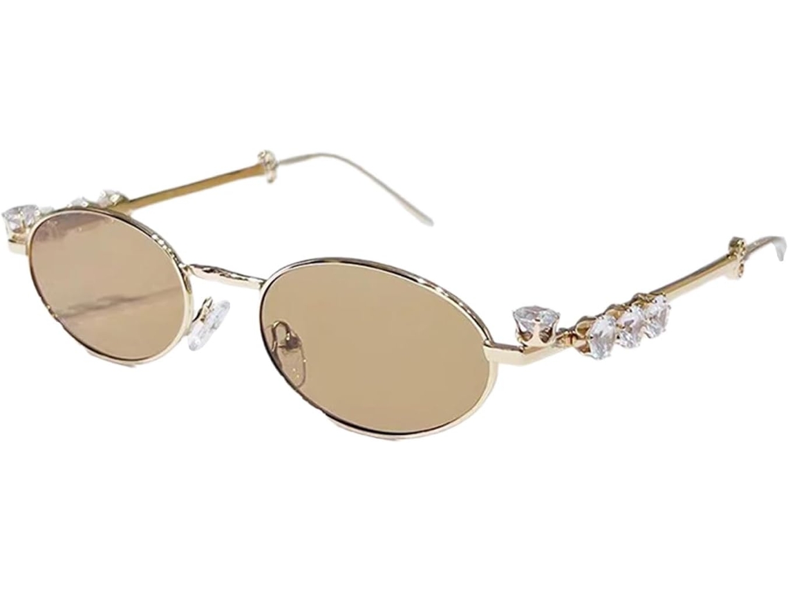 Óculos de Sol Decorativos com Strass Estilo Hip Hop SFUSHOS
