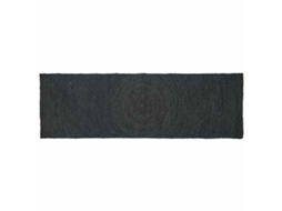 Vidaxl Tapetes De Área Cinzento-escuro 80 X 250 Cm Juta