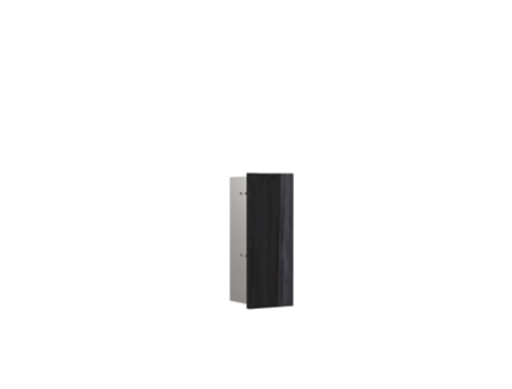 Módulo de Conjunto de Piaçaba EMCO Asis Pure Montagem Embutida Dobradiça Direita Da Porta Frente de Vidro 436X170Mm 97552 Cor: Preto