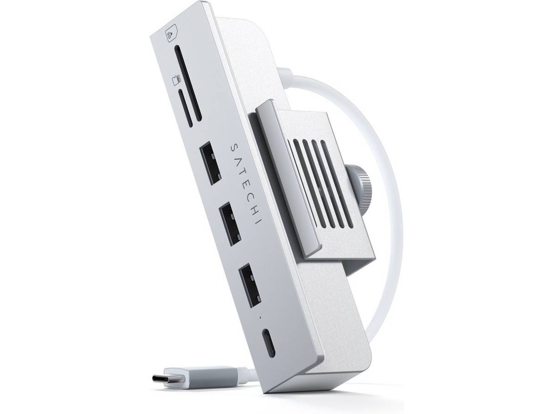 HUB SATECHI 7466724 (USB-C - 6 Portas - Prateado)