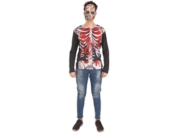 Fato Unisexo TOPDISFARCES Camisola de Esqueleto (Tam: L)