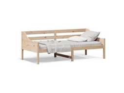 Day Bed, Day Beds Vidaxl Marrom Madeira De Pinho (80 X 200 Cm)