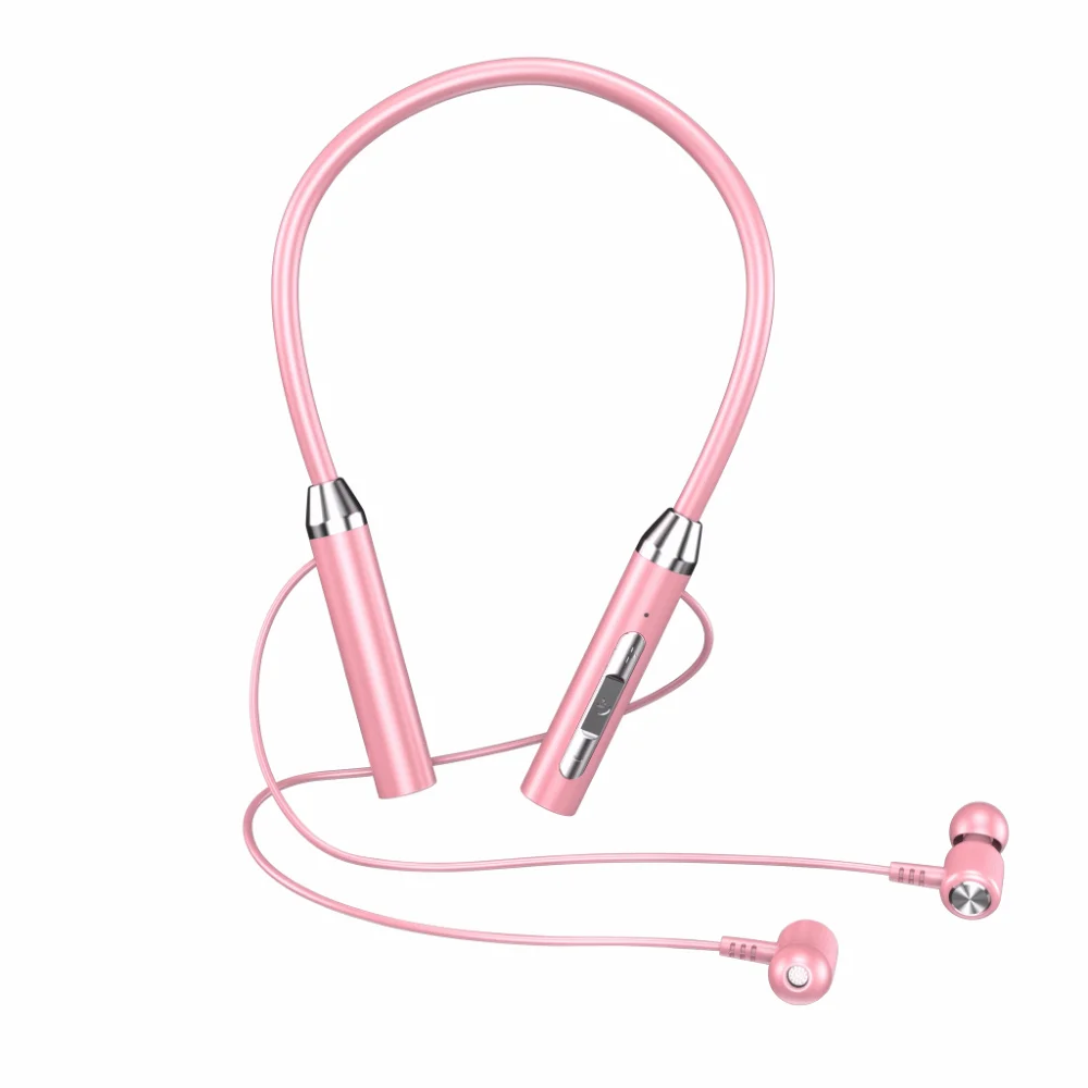 Fones De Ouvido Sem Fio Bluetooth 5.0 (rosa) Com Microfone