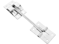 Fecho De Porta Simples Em Metal Prateado Para Autocaravanas E Acessórios De Fixação.