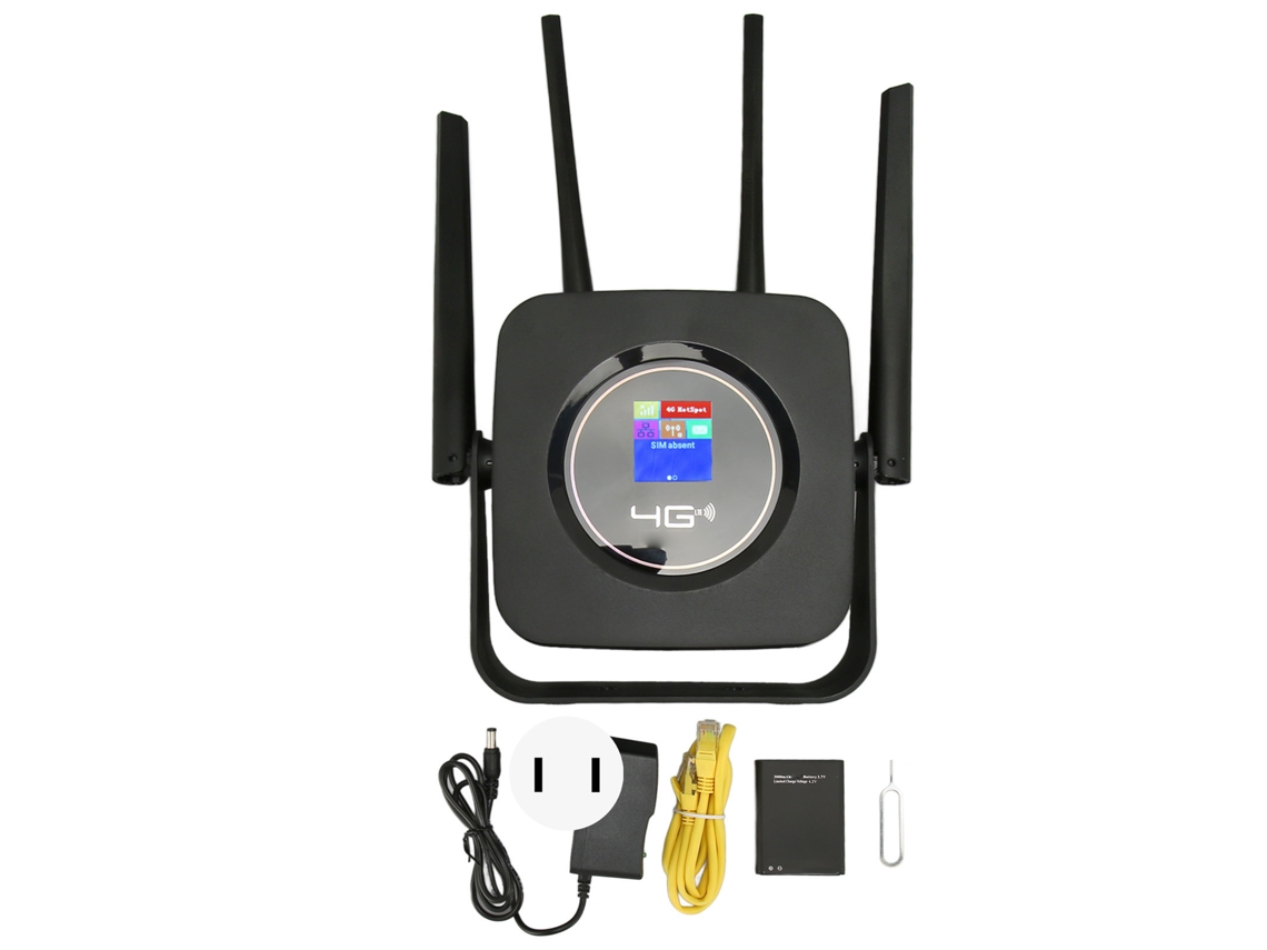 Roteador 4G CPF903 B EOOCOO com slot para cartão SIM e 4 antenas