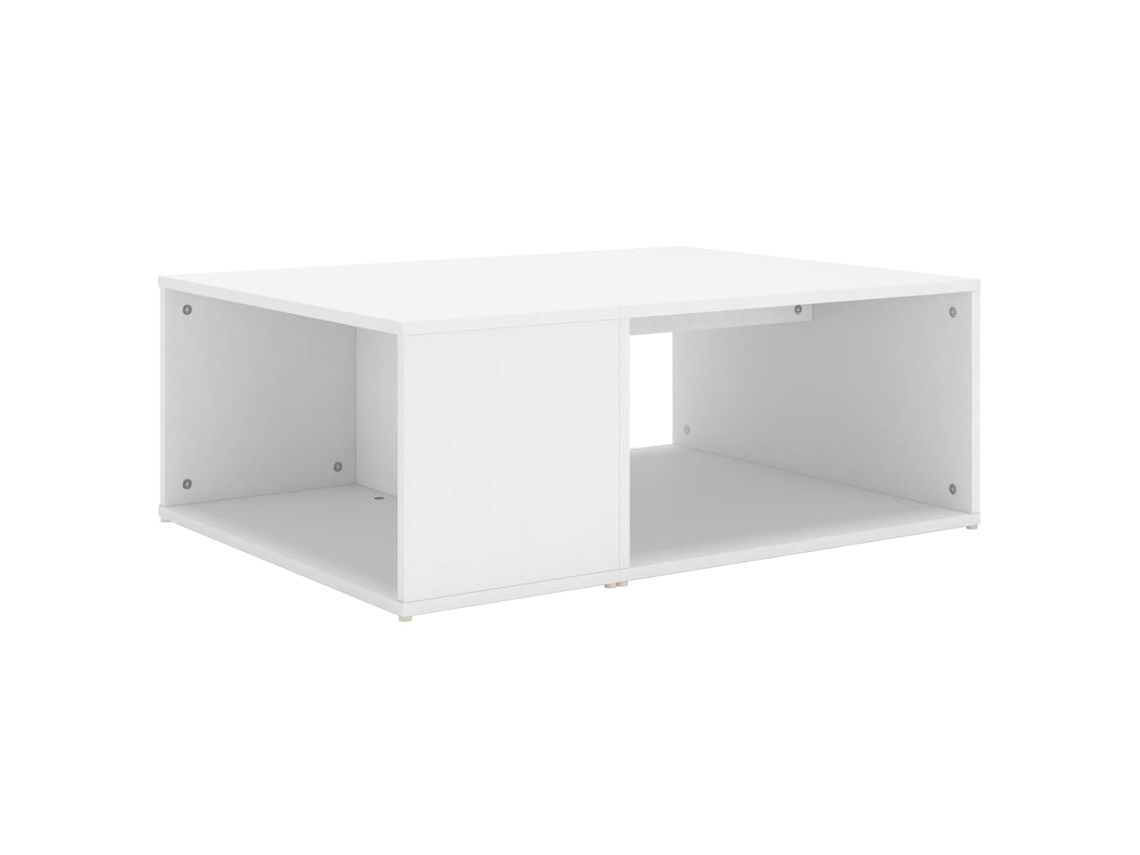 Mesa de centro Branco Madeira Derivatives MAISON EXCLUSIVE 90x67x33 cm