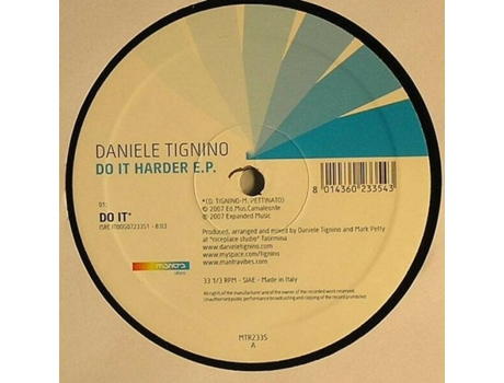 Vinil Do It Harder Ep Mantra Vibes