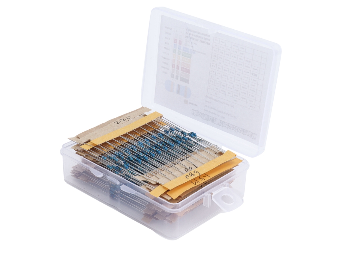 Conjunto De Resistores Laxiscreed 1% De Precisão, De 1ω A 10mω Para Eletrónica