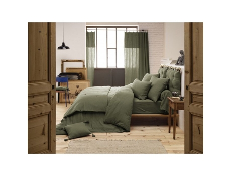 Conjunto de Capas de Edredão LEFFET PAPILLON Gaïa Gauze Romarin Algodão Multicor - 4pcs (220x240cm)