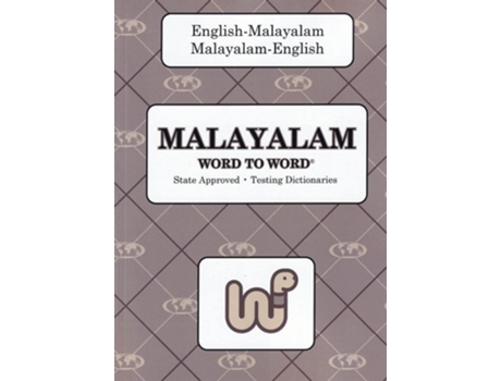 Livro English-malayalam Amp Malayalam-english Word-to-word Dictionary De C Sesma (inglês)