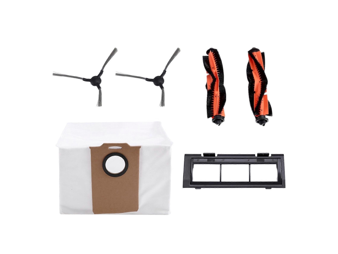 Para Aspirador De Pó Trouver E10/e20 Plus/ Vcr S6/s6+: Limpeza Da Escova Lateral, Da Escova Rotativa E Do Saco De Pó._ozo
