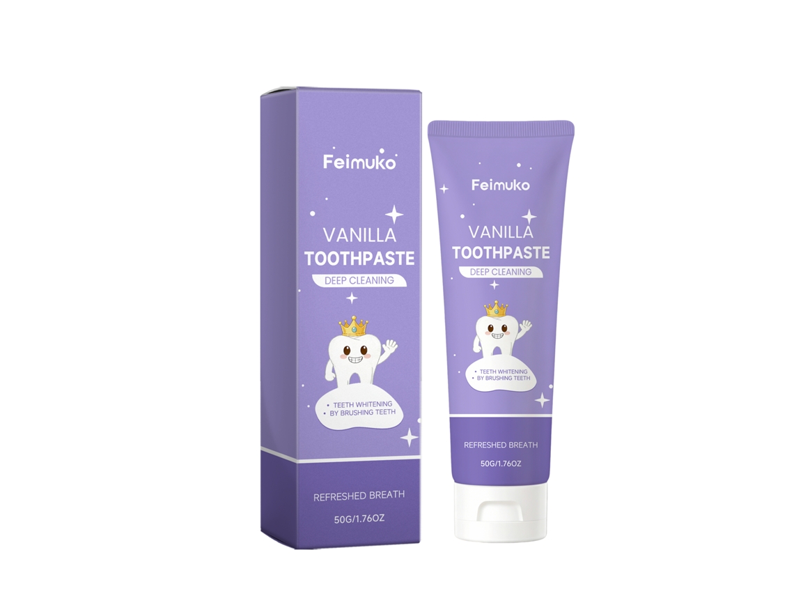 Pasta de Dentes Remoção Manchas Baunilha Eficaz
