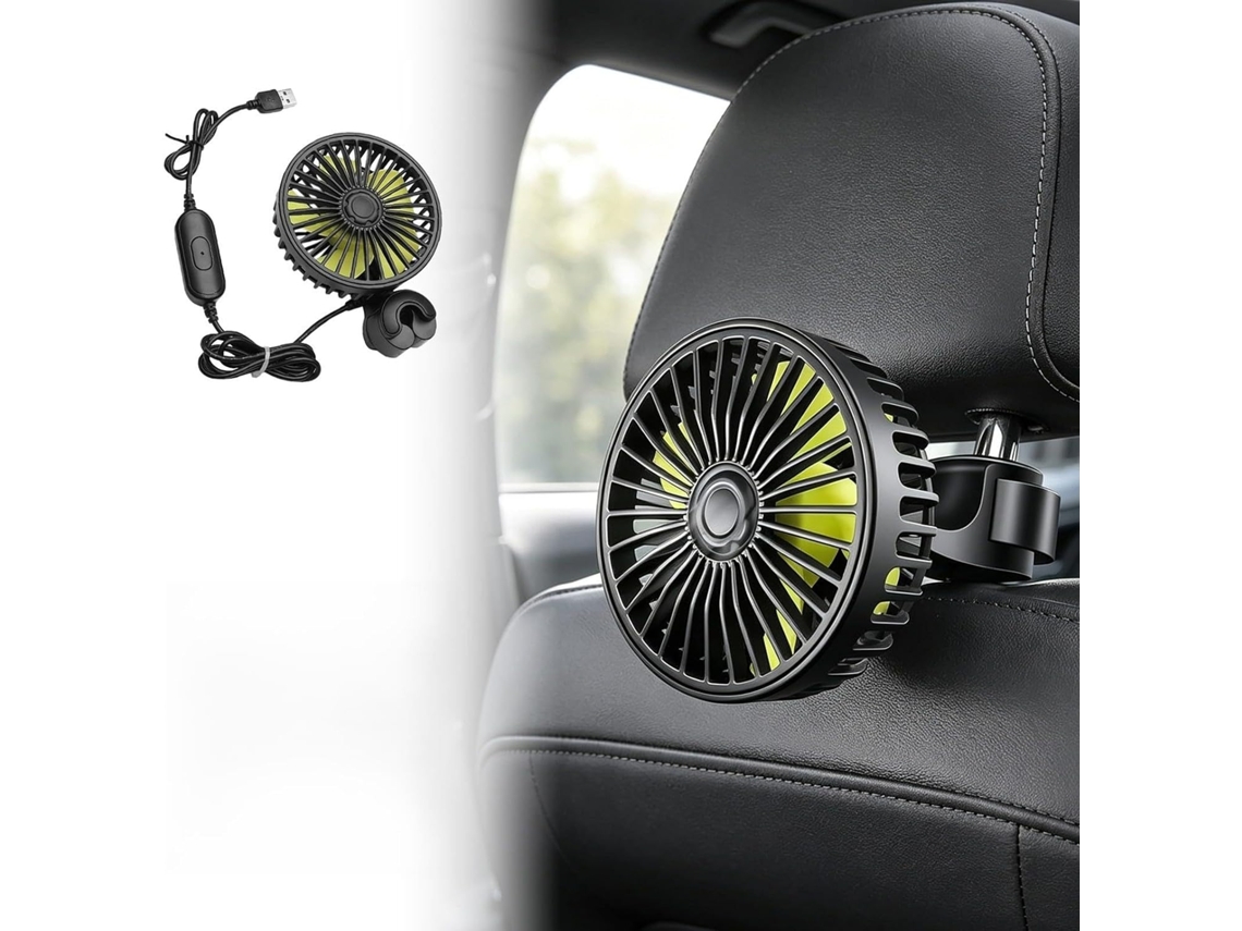 Ventilador Automotivo Genérico Portátil Com Ar-condicionado,