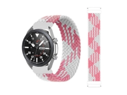 Pulseira De Nylon Trançado Ajustável E Elástica Para Samsung Galaxy Watch 42mm, Tamanho: 165mm (arco-íris)