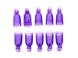 10pcs/set Clips Para Remoção De Esmalte De Unha Gel Uv Soak Off Cap Ferramentas De Manicure
