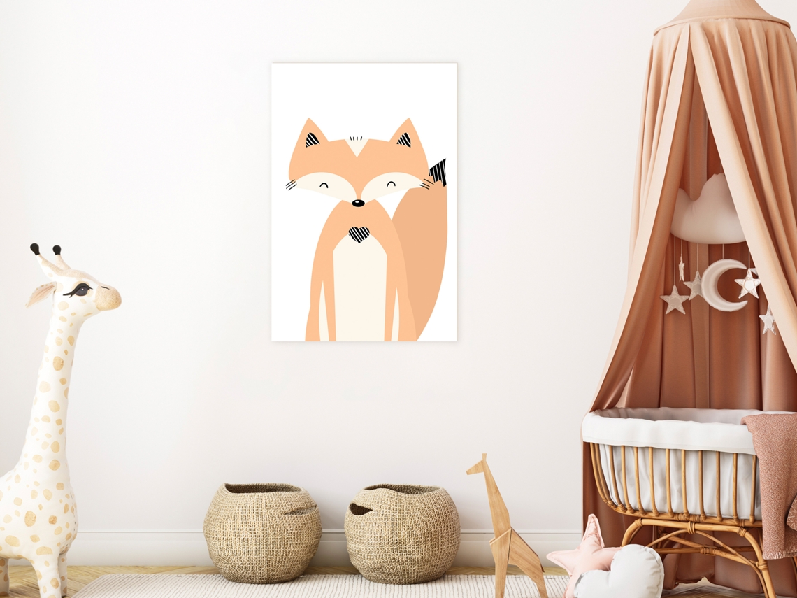 Quadro ARTGEIST Happy Fox (1 Part) Vertical (60x90)