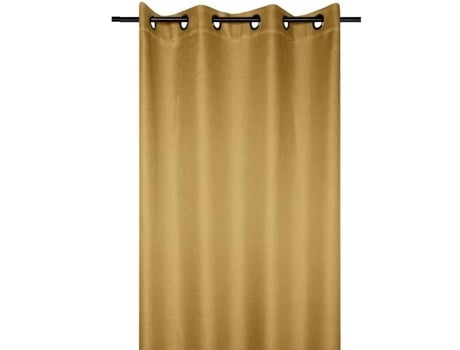Cortina Blackout Forro de Lã Amarelo Mostarda 140X260 Cm LOVELY CASA