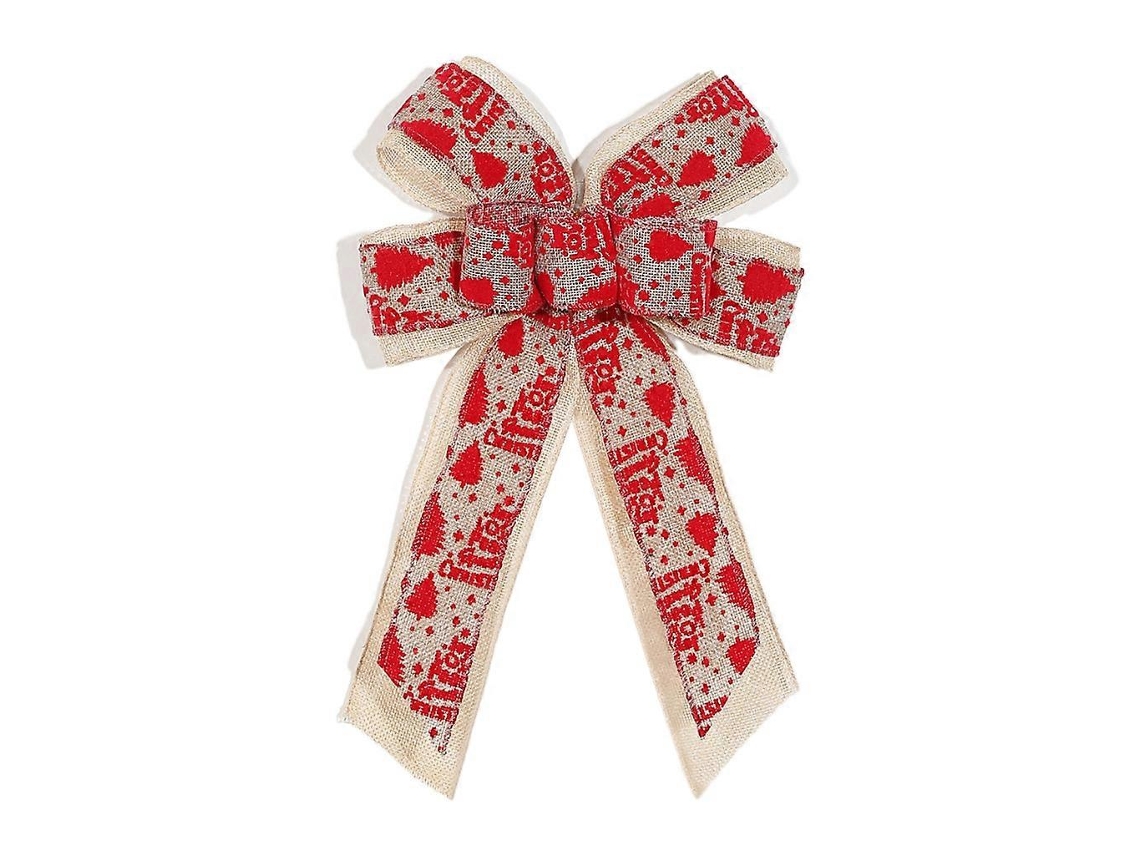Enfeites De Natal De Fazenda Com Laço Decorativo Para Guirlandas E Árvores De Natal Olysi Shop