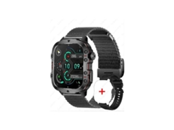 Relógio inteligente esportivo à prova d'água Ly Ebike com chamadas Bluetooth e monitoramento de frequência cardíaca para homens e mulheres.