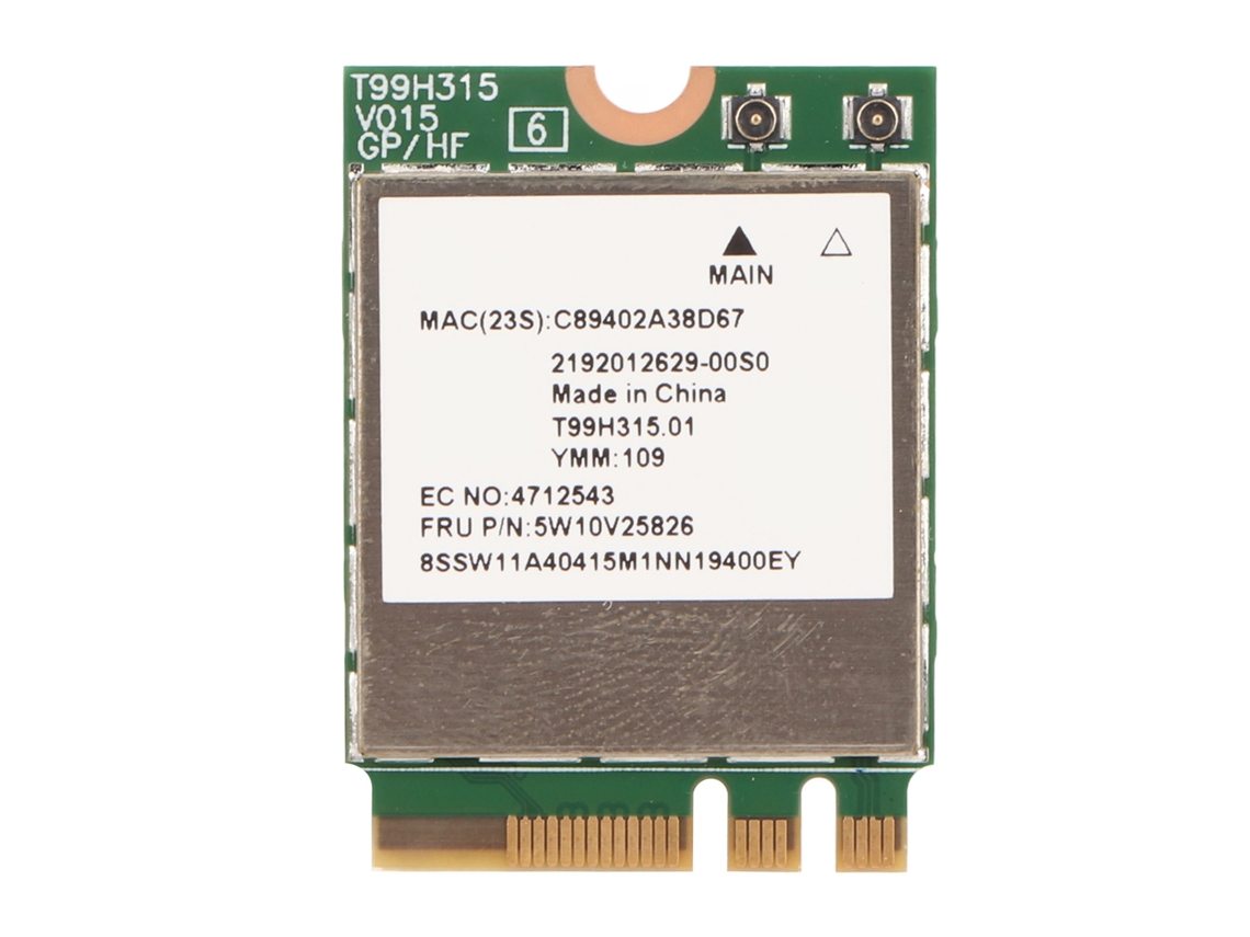 Placa Sem Fio Mt7922 Wifi 6e Com Chip Nfa765 Bluetooth 5.3 De Alta Velocidade De Transmissão De 5400 Mhz Para Laptop Slowmoose